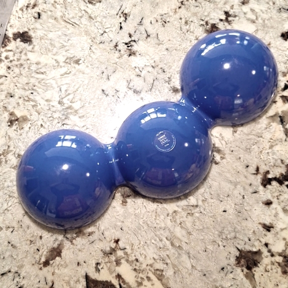 ๐ Triple dip serving bowl by Random Acts of Summer. Purple! - Picture 2 of 10